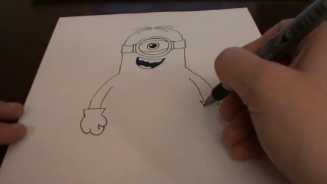 Как нарисовать Миньона (Миньоны, Гадкий Я)!How to Draw a Minion смотреть онлайн