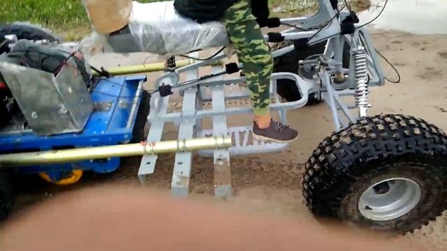 Тест боковых колес к мотобуксировщику ч1 смотреть онлайн