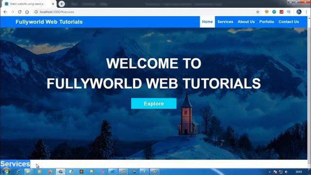 React Js for beginners|Static Website Part 2:- Banner and Services section смотреть онлайн