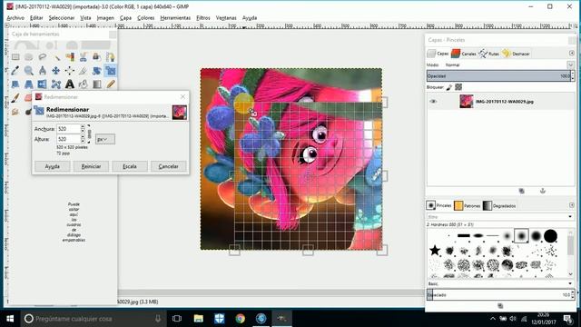 Tutorial de Gimp para escalar la imagen смотреть онлайн