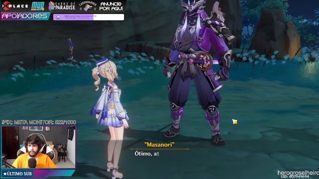 Testando o novo artefato na Barbara: Concha Tingida Pelo Mar | GENSHIN IMPACT смотреть онлайн