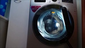 LG F10A8HDS5 washing machine - Cotton cycle 30°C and vapor stream