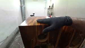 Как покрыть лаком колонки.Технология,процесс,результат.