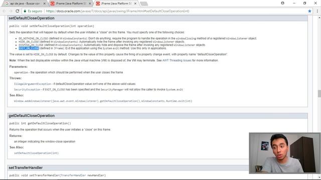 87. Programación en Java || Gráficas || Ventanas (JFrame) - Cierre de ventana y título смотреть онлайн