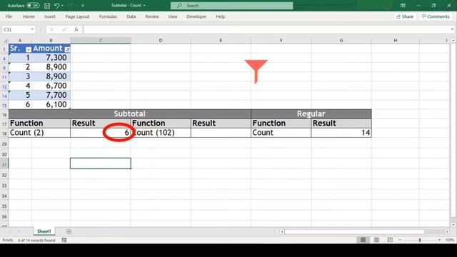 How to use Count within Subtotal Function in Microsoft Excel | Learn in 5 Minutes смотреть онлайн