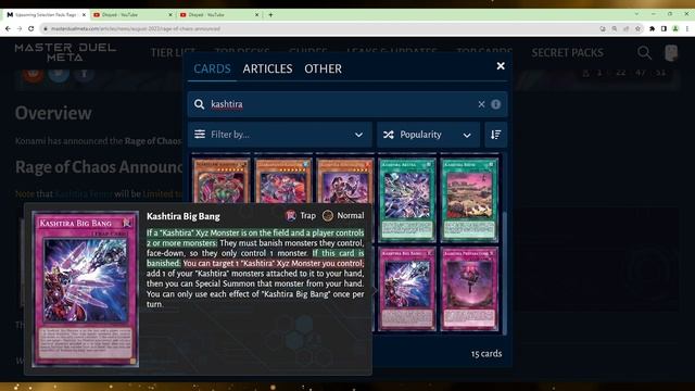Kashtira Announced! Banlist Update! My Leaks Are Wrong!? [Yu-Gi-Oh! Master Duel] смотреть онлайн