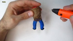 3Д РУЧКА/Делаем персонажа из игры ROBLOX/DIY/3д рисунок/3D pen