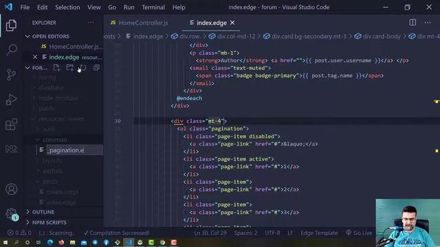 AdonisJS is a Node MVC framework | Pagination Rendering | EP22 смотреть онлайн