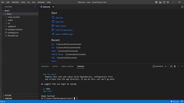 How To Create-React App in Visual Studio Code| React JS Projects for Begginers смотреть онлайн