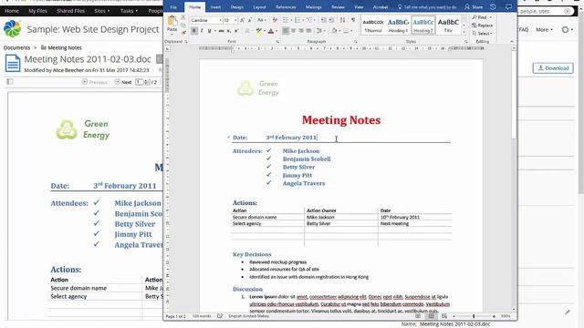 Alfresco Edit In Microsoft Office смотреть онлайн