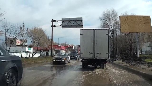 Самара,улица Алма атинская после дождя, дождем бордюры смыло смотреть онлайн