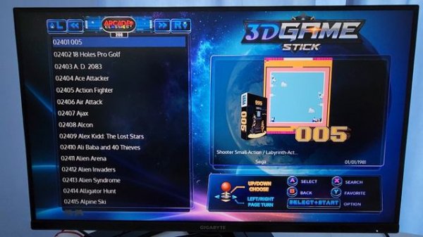 Главное меню POWKIDDY Y6