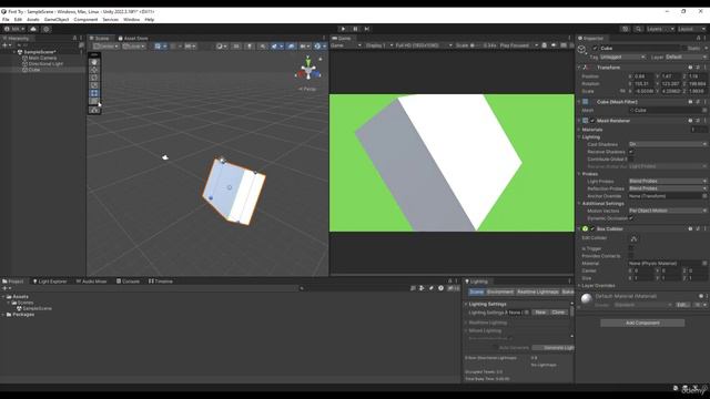 21. 3. Camera, Scene and Objects