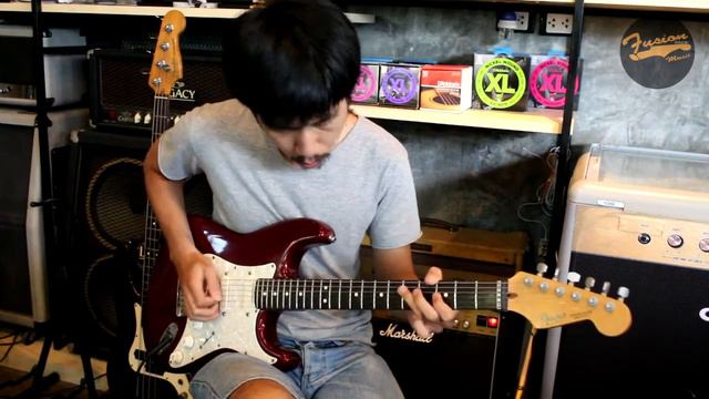 รีวิวเสียง Fender Strat Plus Deluxe 1987 by อ.บาส смотреть онлайн