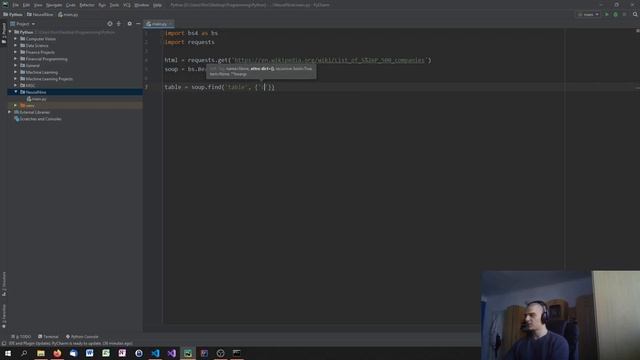 S&P 500 Web Scraping with Python смотреть онлайн