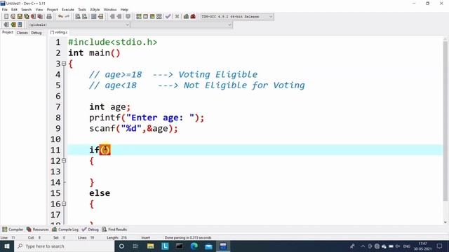 C Program to Check a Person is Eligible for Vote or Not | Learn Coding смотреть онлайн