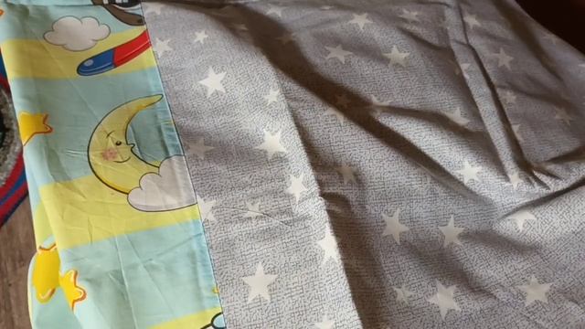 Что я сшила на этой неделе. Опять постельное) Красивые расцветки для детей.. смотреть онлайн