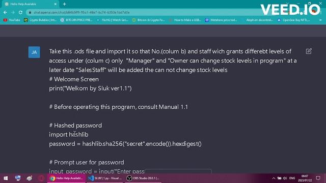 #Ai #openai #python #chatgpt смотреть онлайн