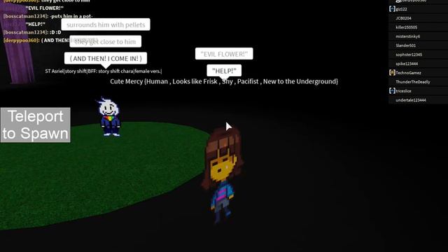 Undertale RP Roblox 'The Begining' смотреть онлайн