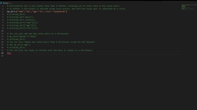 31.Working with Python Dictionaries: A Comprehensive Guide(part2) смотреть онлайн