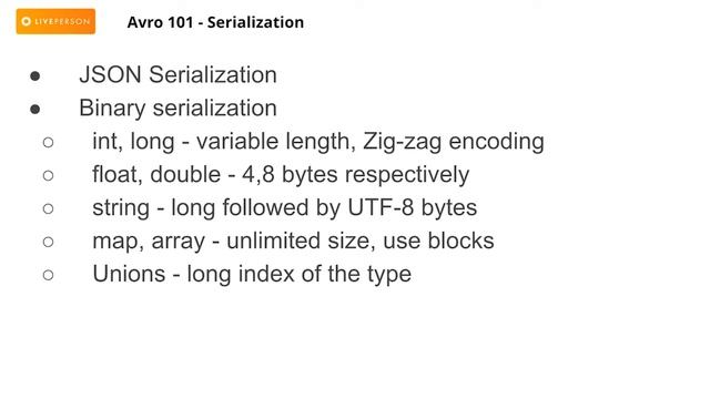 Apache Avro in LivePerson [Hebrew] смотреть онлайн
