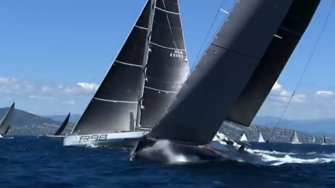 Гонка Giraglia Rolex Cup на парусных яхтах в Средиземном море