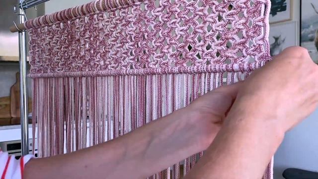 Advanced GEOMETRICAL macrame WALL HANGING смотреть онлайн