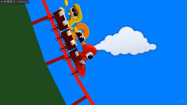 Happy New Year 2024, Giant Monster Numberblocks, Number Babies, Eating Simulation By Algodoo