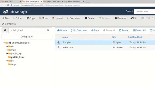 File manager in Cpanel | Upload files in Cpanel | How to manage files using Cpanel смотреть онлайн