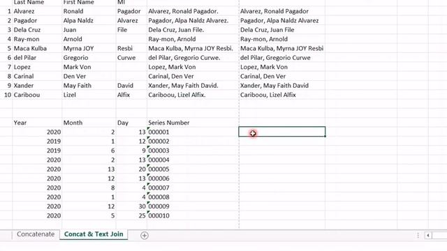 Tagalog - MS Excel Text Function (Concatenate, Concat, Text Join, Upper, Lower and Proper Case) смотреть онлайн