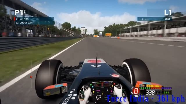 F1 2014 Gameplay - ALL CARS MAXIMUM SPEED COMPARISON смотреть онлайн