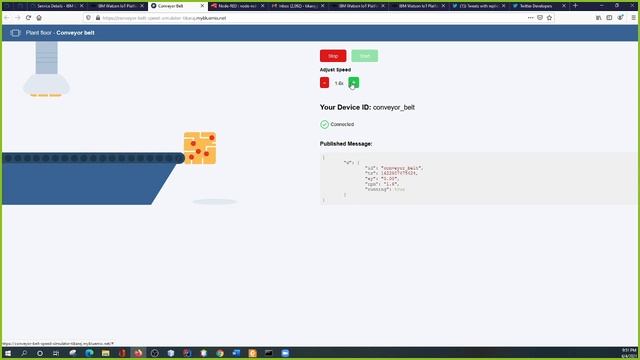 Create IBM IoT Conveyor Belt Application with NODERED Application смотреть онлайн