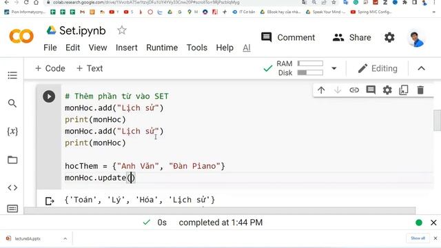 Lập trình Python - 25. Kiểu dữ liệu Set trong Python смотреть онлайн