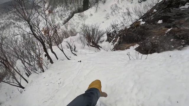 Красная Поляна лютый фрирайд маршрут. Опасно не повторять! Водопад Поликаря. GoPro 11 mini смотреть онлайн