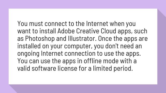 Can I use Adobe CC without Internet? смотреть онлайн