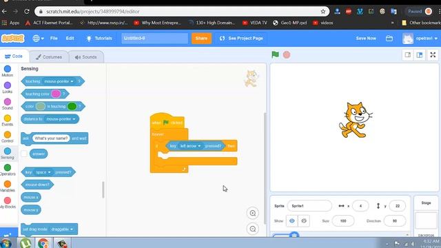 Scratch Tutorial 1: Make Your First Basic Program смотреть онлайн