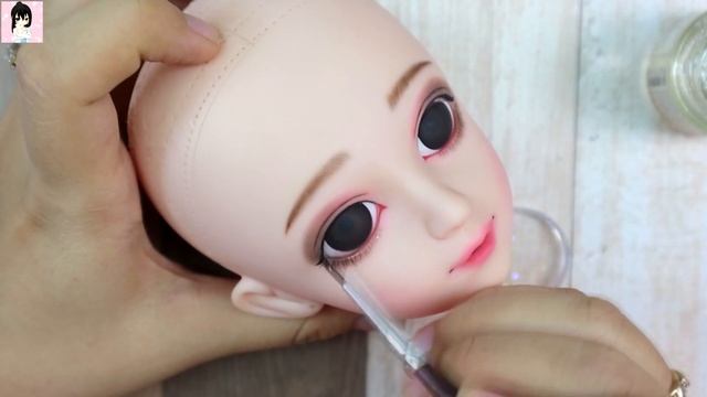 DIY Doll Makeover- Doll Makeup- Custom Barbie doll смотреть онлайн