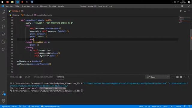 Python - PostgreSQL [Método de consultar] смотреть онлайн