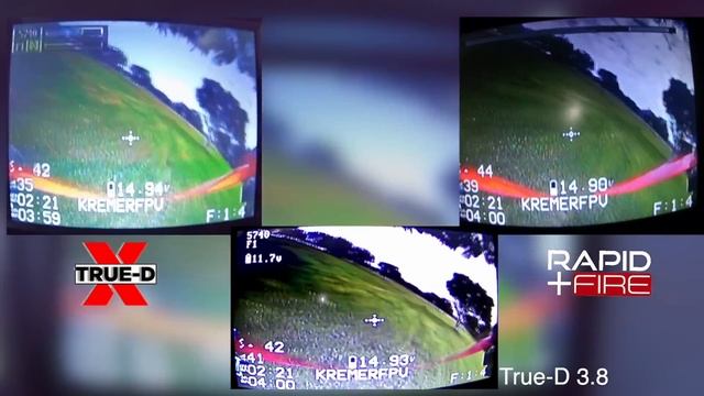 ImmersionRC RapidFire Vs. FuriousFPV True-D X Vs. True-D 3.8 - Open Area Test смотреть онлайн