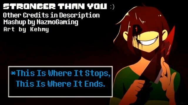 Stronger Than You - Chara & Sans Mashup [50 Subscriber Special] | Undertale смотреть онлайн