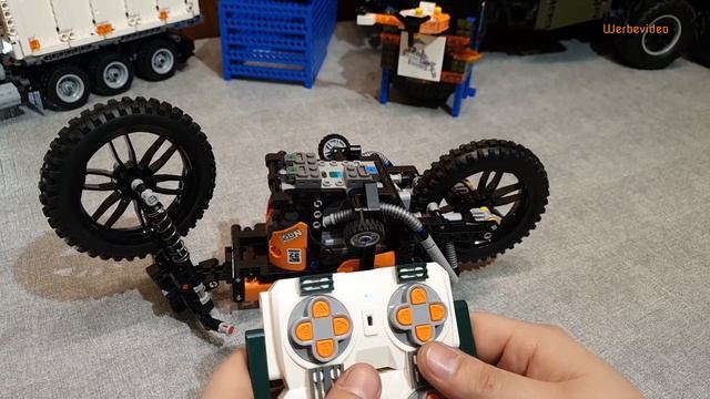 ein RC Motorrad was wirklich fährt, dank Green Gecko | MouldKing | 23005 | Steinchen-Werkstatt смотреть онлайн