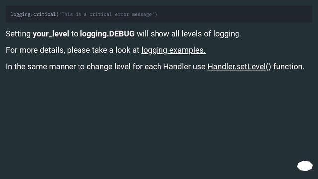 How to disable logging on the standard error stream? смотреть онлайн