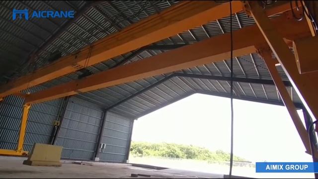 5-тонный козловой кран для установки внутри помещений на складе смотреть онлайн
