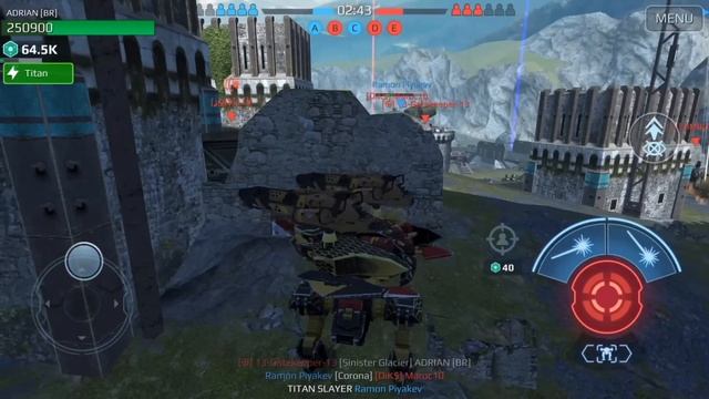 War Robots - Top Cerberus Setup For Close Range Fighting (my opinion) | WR Max Gameplay смотреть онлайн