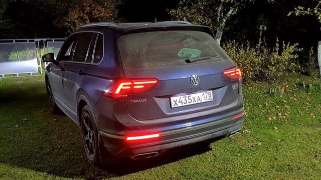 Динамические повторители поворотов в задний бампер Tiguan MK2 смотреть онлайн