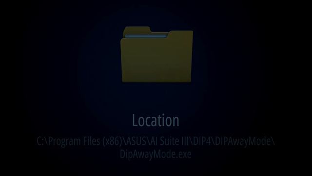 What is DipAwayMode.exe? [ASUS AI Suite 3] смотреть онлайн