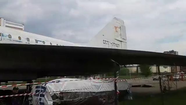 В Казани началась установка Ту-144 на постамент смотреть онлайн