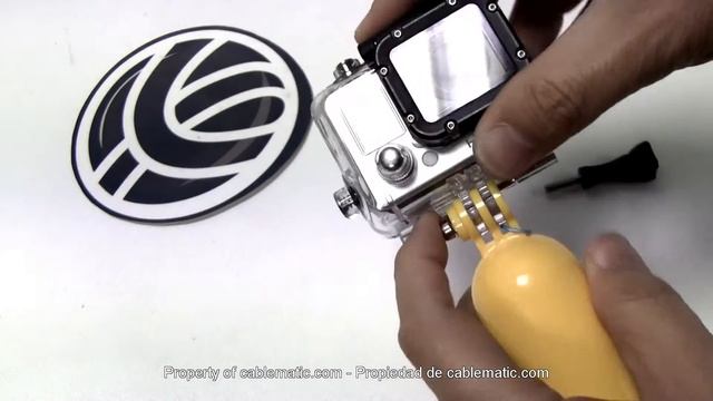 Mango ergonómico y flotador para GoPro® ST76 distribuido por CABLEMATIC ® смотреть онлайн