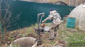 Установка для чистки колодцев