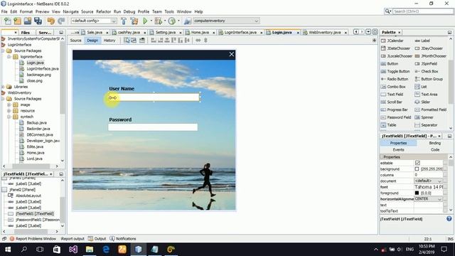 Java modern gui design [java login form netbeans] смотреть онлайн